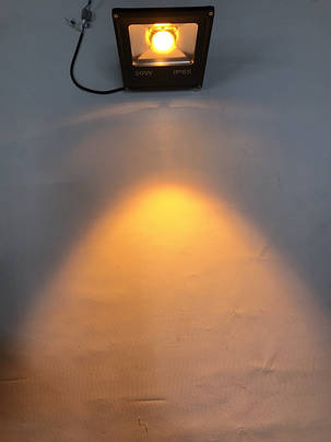 Наружный прожектор 30W желтый линзованый Код.59150, фото 2