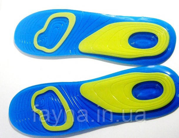 

Силиконовые ортопедические стельки для спортивной обуви размер 41-48 (мужские)