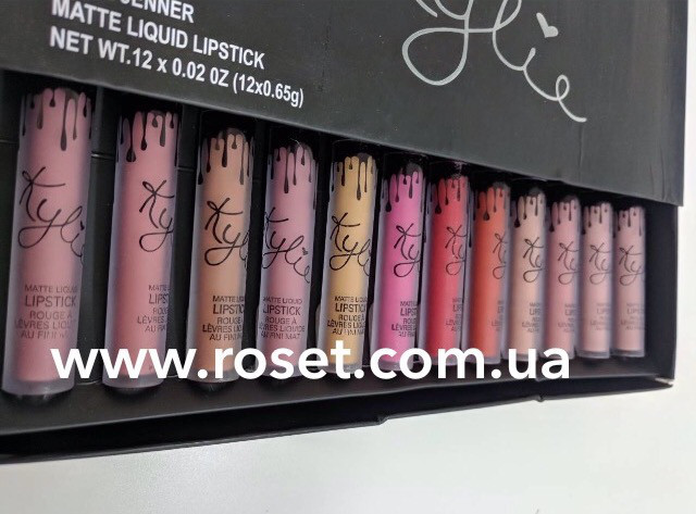 

Набор помад Matte Liquid Lipstick от Kylie Jenner