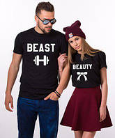 Парные футболки Beast and Beauty