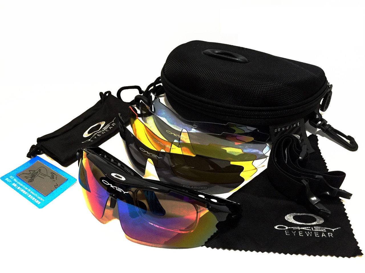 Очки поляризационные для рибалки Oakley 5 стекол с поляризацией: продажа,  цена в Черновцах. очки для спорта от 