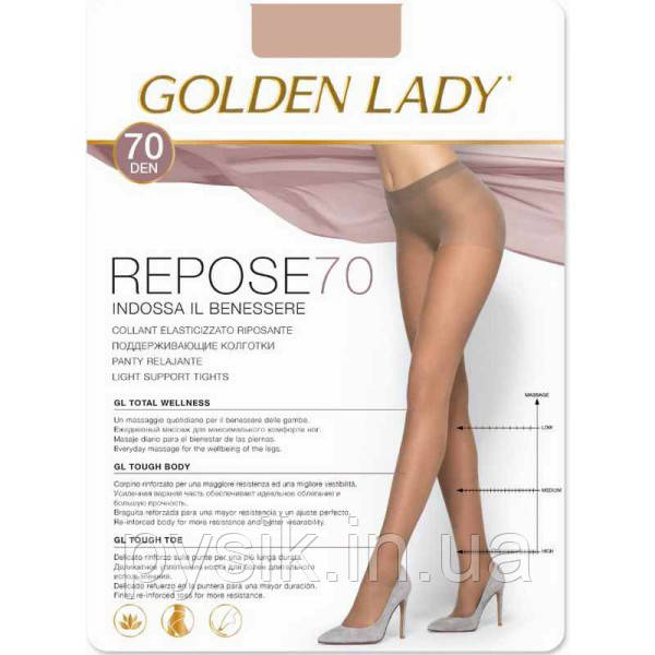 

Колготы GOLDEN LADY REPOSE 70, Daino;fumo;черный;visone;castoro