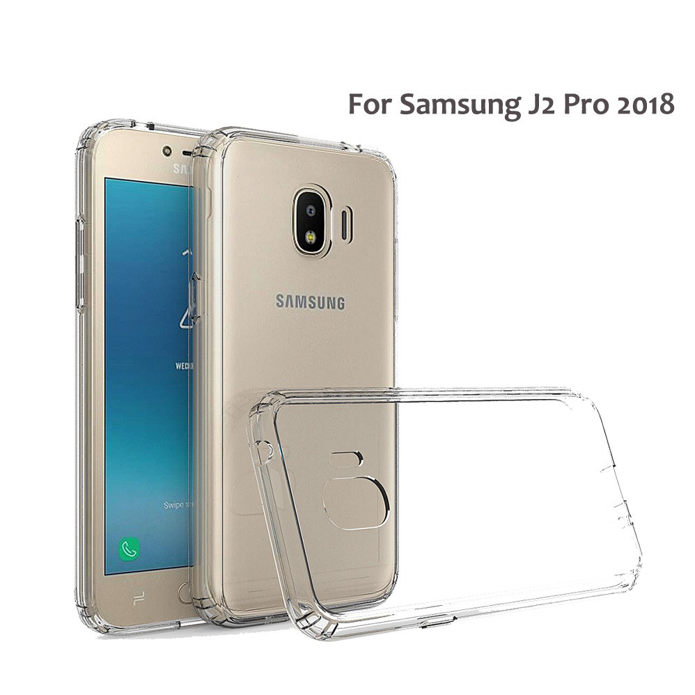 

Ультратонкий 0,3 мм чехол для Samsung Galaxy J2 Pro 2018 прозрачный