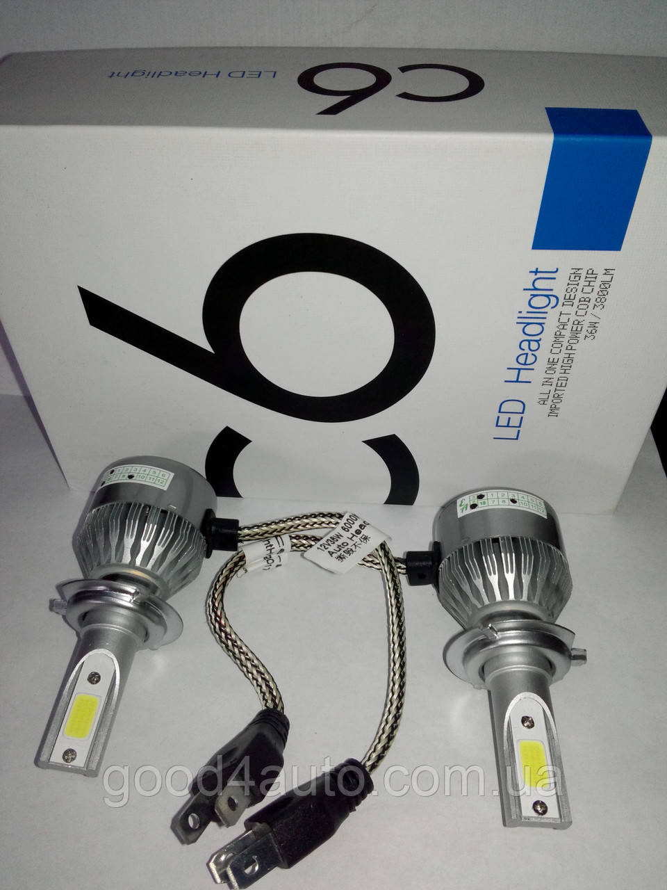 LED Лампы H7 C6 36W 12/24V с Активным Охлаждением — Купить Недорого на  Bigl.ua (607721194)