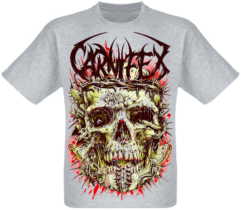

Футболка Carnifex "Skull" (меланж) M