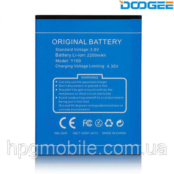 

Батарея (АКБ, аккумулятор) для Doogee Valencia 2 Y100, 2200 mAh, оригинал