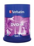 

Диски DVD+R 4.7GB Verbatim 43551 100 шт. шпиндель