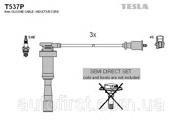 

Провода зажигания Tesla T537P для Kia, Mitsubishi