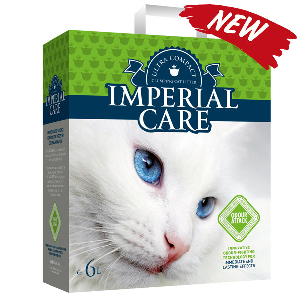 

Наполнитель Imperial Care Odour Attack для кошек ультра-комкующийся глиняный, 6 л