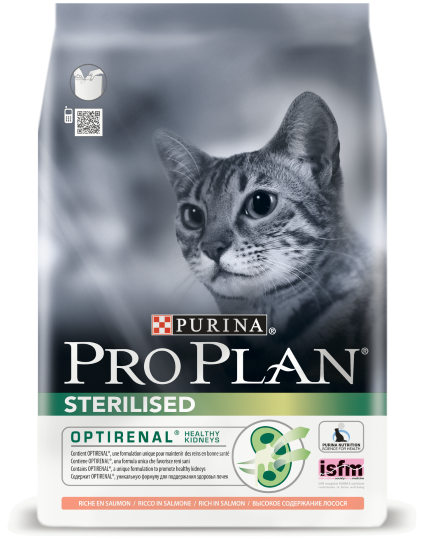 

Pro Plan Sterilised Salmon корм для стерилизованных кошек с лососем, 10 кг
