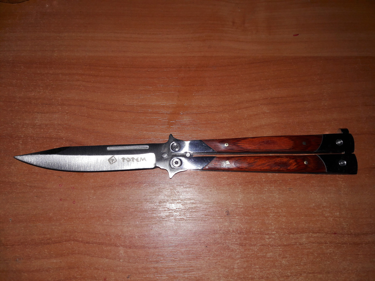 

Нож бабочка Балисонг, тренировочный, подарок для парня