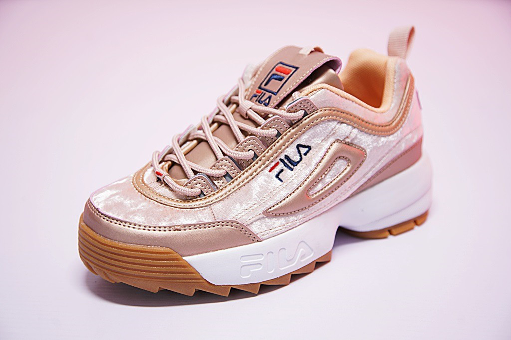 fila disruptor pink velvet