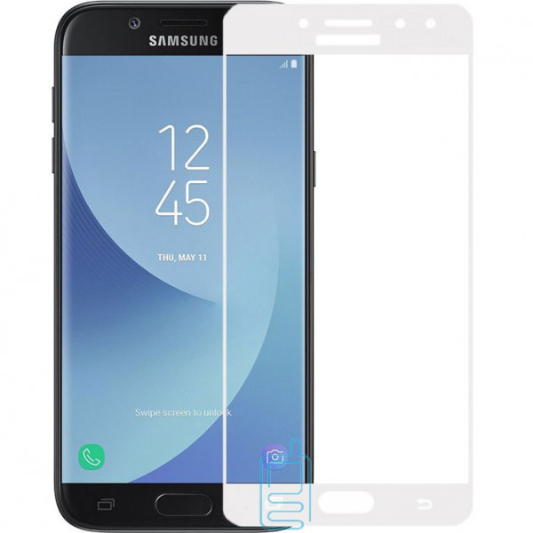 

Защитное стекло Full Screen Samsung J7 2016 J710 white тех.пакет, Белый