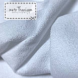 Непромокаемая мембранная, махровая ткань, белого цвета (Китай )200 г/м/2 №МНП-2-3, фото 2