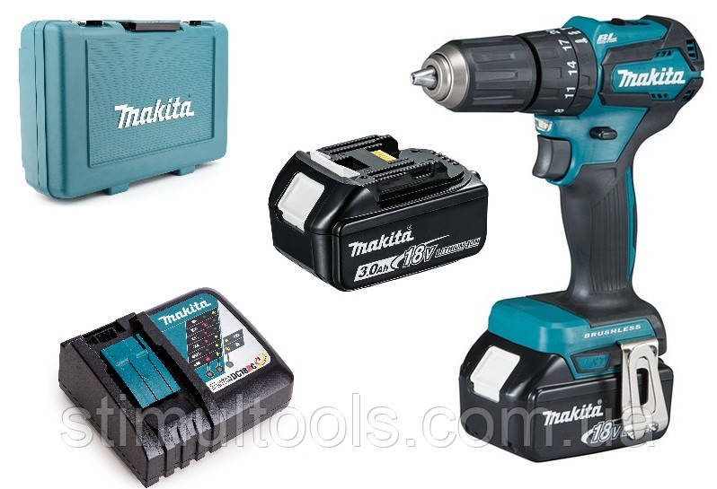 

Аккумуляторный ударный шуруповерт Makita DHP483RFE