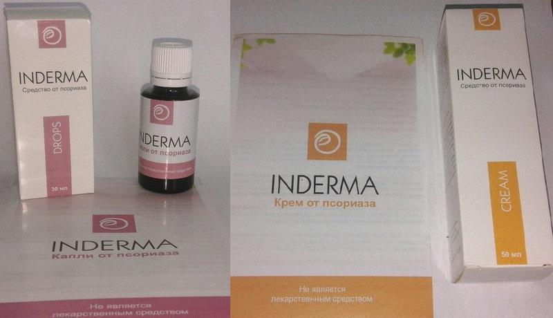 

Inderma - комплекс от псориаза - крем+капли (Индерма)