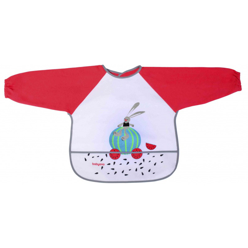 

Фартук c длинным рукавом Красный BabyOno 837