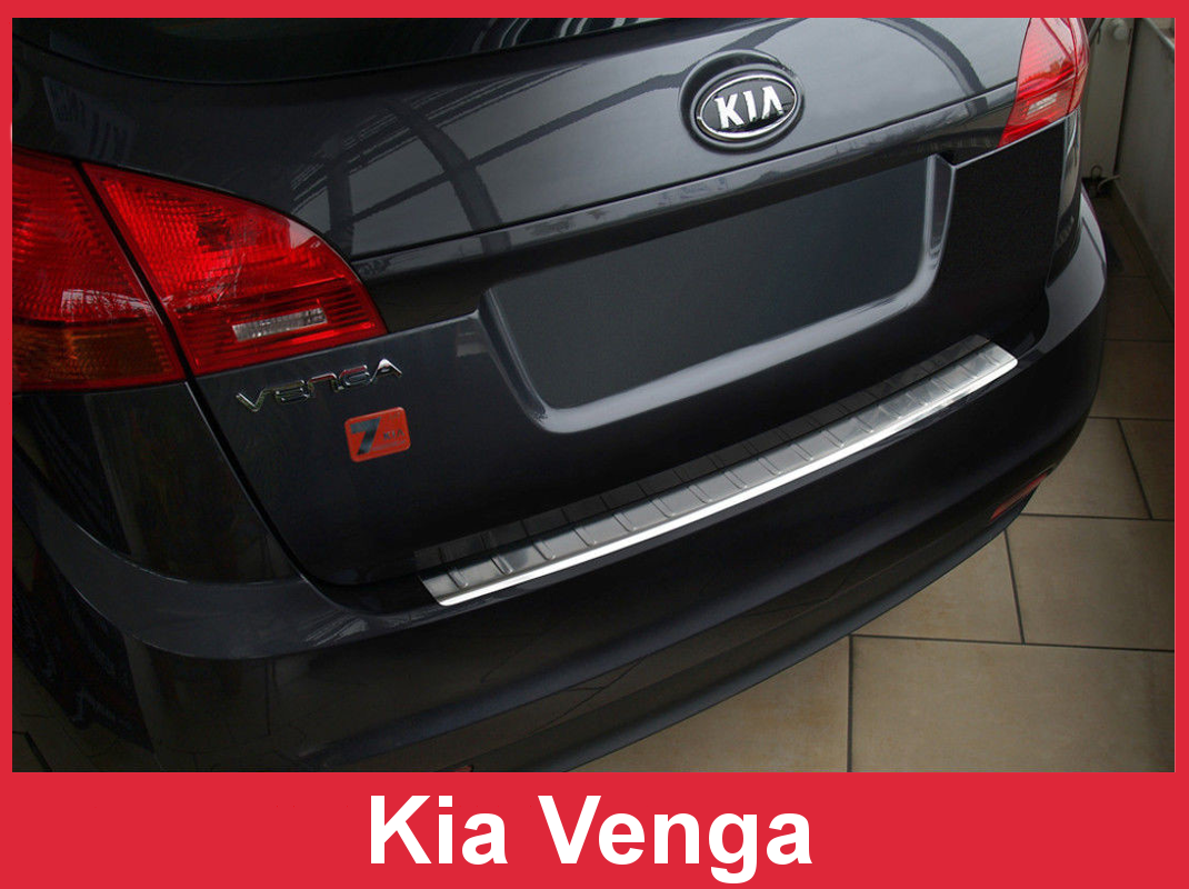 

Защитная накладка на бампер с загибом Kia Venga (2009-...)