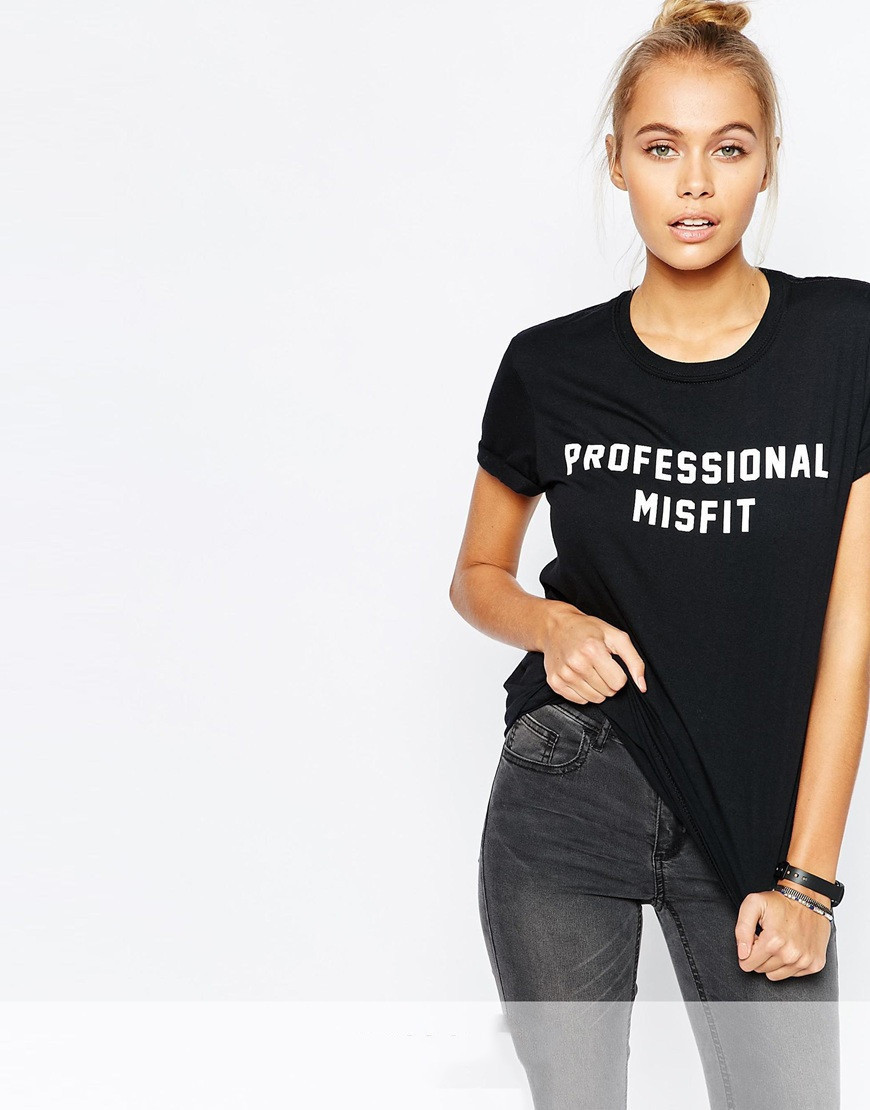 

Футболка женская с принтом Adolescent Clothing Boyfriend Professional Misfit, Разные цвета