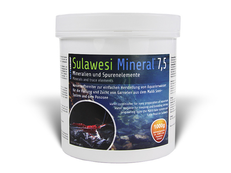 SaltyShrimp Sulawesi Mineral 7,5, минерализатор воды в виде порошка дл