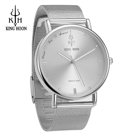 Кварцевые наручные часы King Hoon Phoenix - SilverНет в наличии