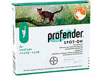Profender Spot-On 1 піпетка -антигельмінтний препарат для кішок до 2,5 кг