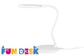 Настільна гнучка світлодіодна LED лампа (Потужність - 5 Вт) ТМ FunDesk Білий L5