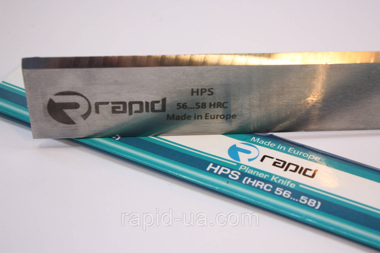 

Фуговальный нож 970х17х3 (970*17*3) HPS Rapid Germany по дереву