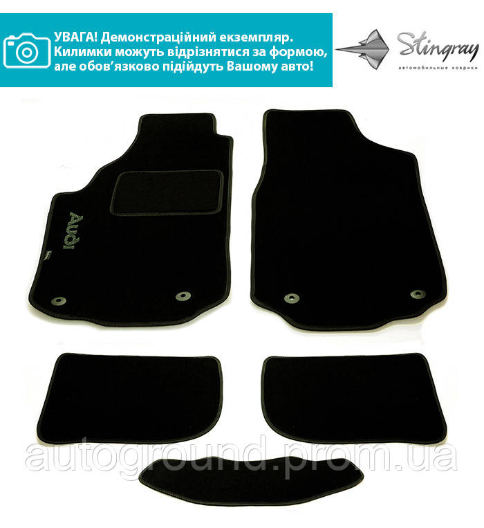 

Комплект з 5-х ковриків Stingray FORTUNA BLACK в салон SSANG YONG / KYRON / 2005, Черный