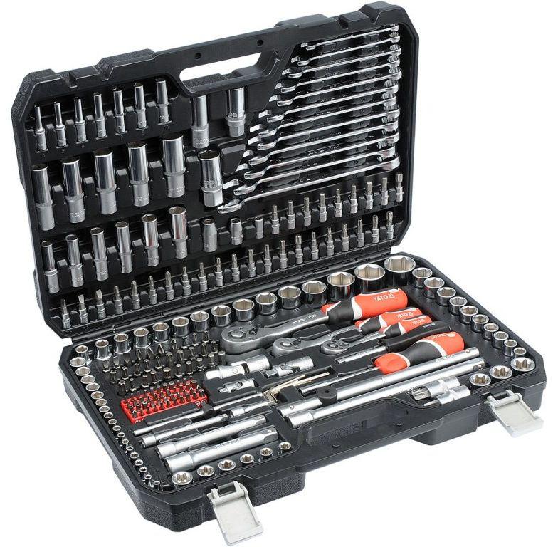 Профессиональный набор инструментов ключей Yato YT-38841 216 предметов .