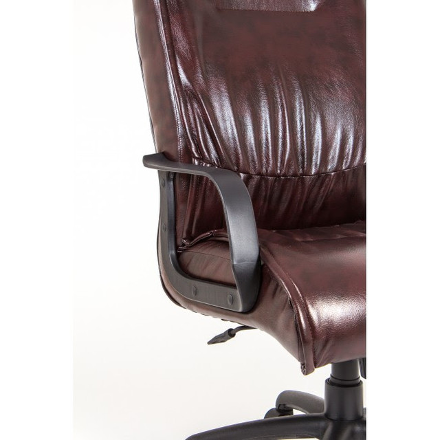 Кресло Клиффорд пластик, кожзам шоколадный (фото 2)