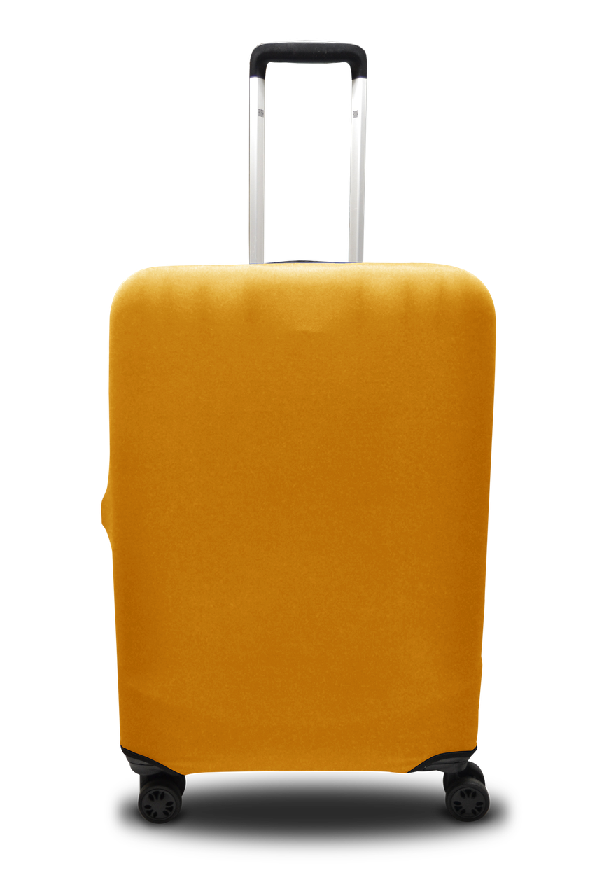 Чехол для чемодана  Coverbag микродайвинг L желтый