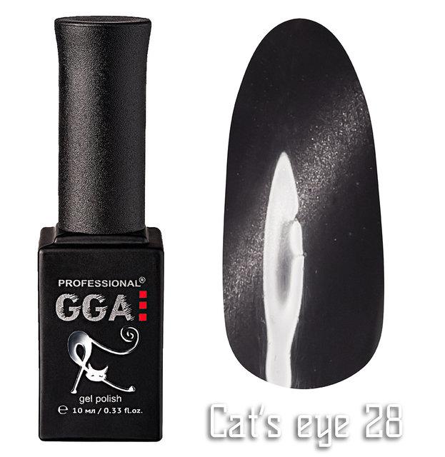 

Гель-лаки GGA Professional "Кошачий глаз" №28, 10ml