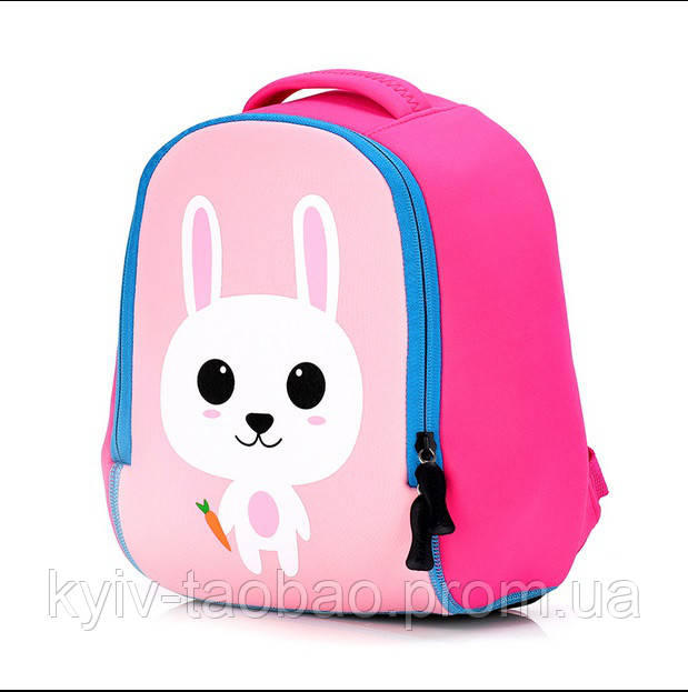  Детский неопреновый рюкзак "Розовый зайка" розовый зайка  