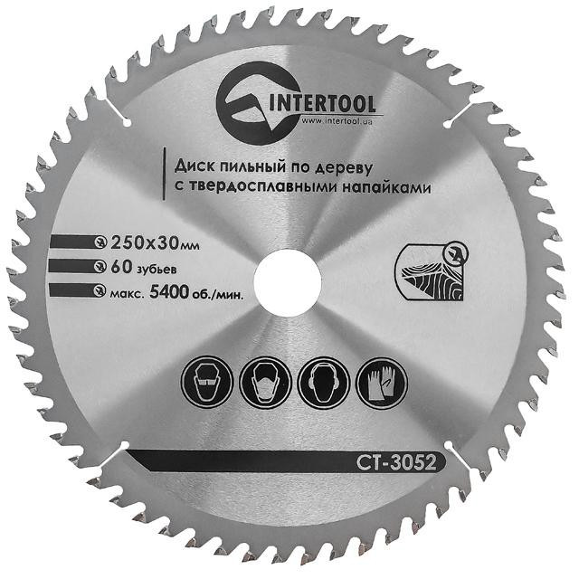 

Диск пильный по дереву с твердосплавными напайками INTERTOOL CT-3052