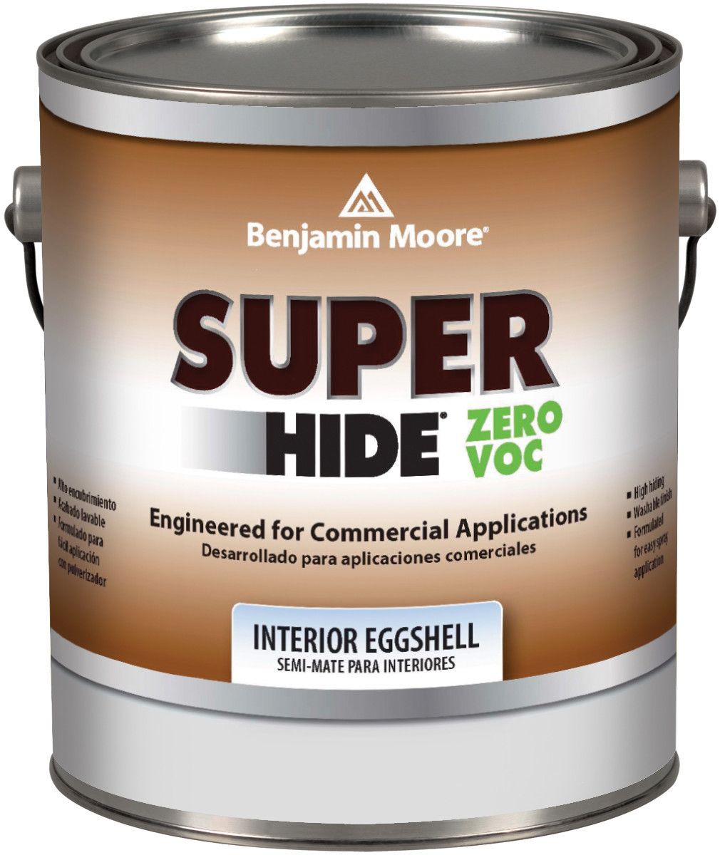 

Акриловая краска на водной основе Super Hide Benjamin Moore, яичная скорлупа, 3.78л