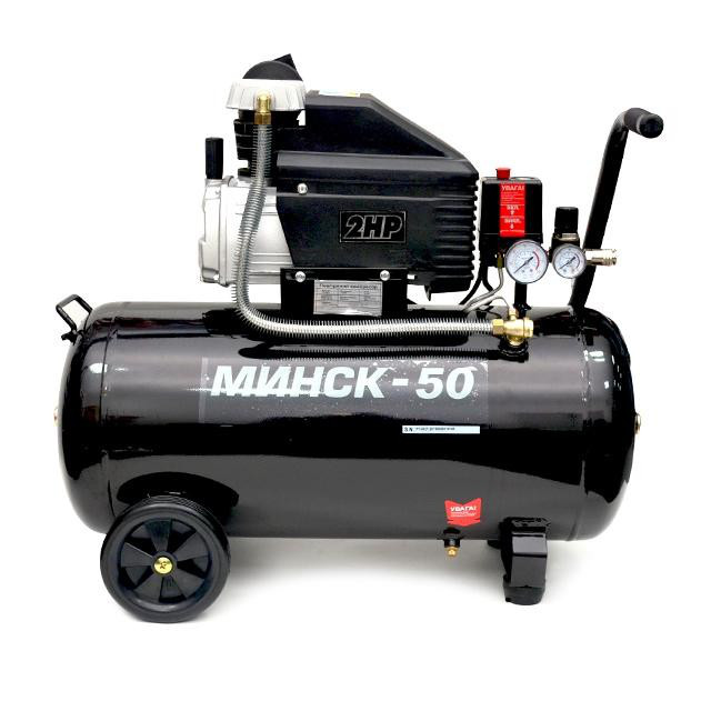 

Компрессор Минск-50, 2.0 HP, 1.5кВт, 220В, 8атм, 205л/мин INTERTOOL PT-0021