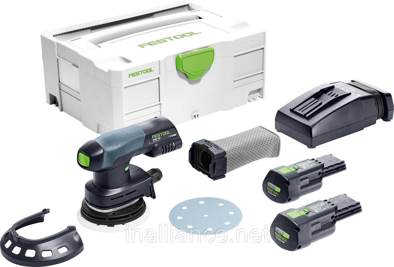 

Аккумуляторная эксцентриковая шлифовальная машинка ETSC 125 Li 3,1 I-Plus Festool 575719