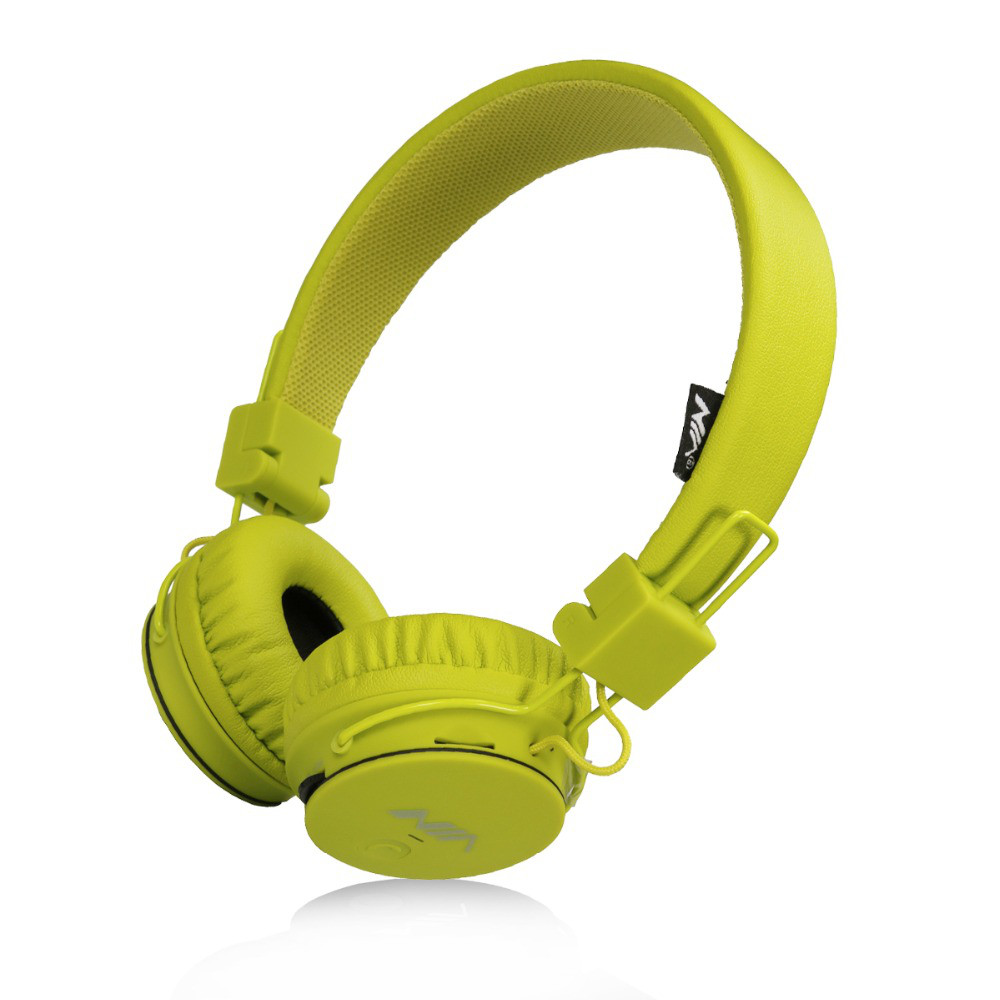 

Наушники NIA X2 Bluetooth + Mp3 плеер и Fm Желтые