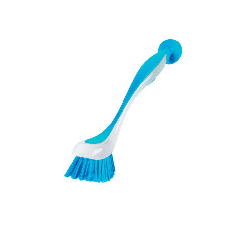 ПЛАСТИС Щетка для мытья посуды на присоске, голубой 301495561 IKEA, ИК