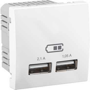 USB розетка 2 модуля,1A Unica Schneider Electric