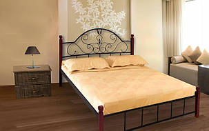 ✅Металлическая кровать Анжелика Вуд 140х190 см ТМ Металл-Дизайн, фото 2