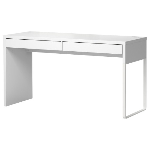 

МИККЕ Письменный стол, белый, 142x50 см 20318960 IKEA, ИКЕА, MICKE