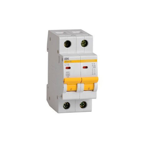Автоматичний вимикач (2p, 25А) IEK MVA20-2-025-B