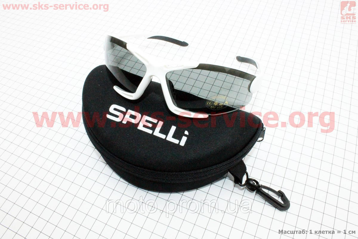 

Очки белые + набор для ухода, в чехле жестком SGL-990 SPELLI