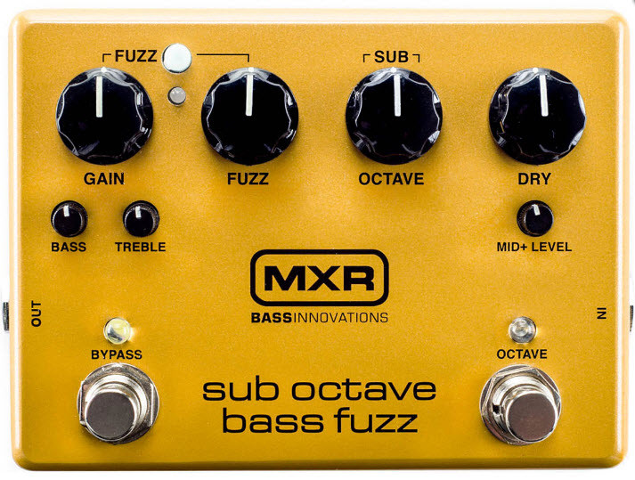 

Напольный аналоговый педаль эффектов для бас-гитар DUNLOP M287 MXR SUB OCTAVE BASS FUZZ