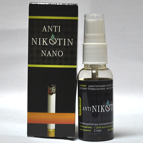 

Спрей ANTI NIKOTIN NANO(спрей против курения)