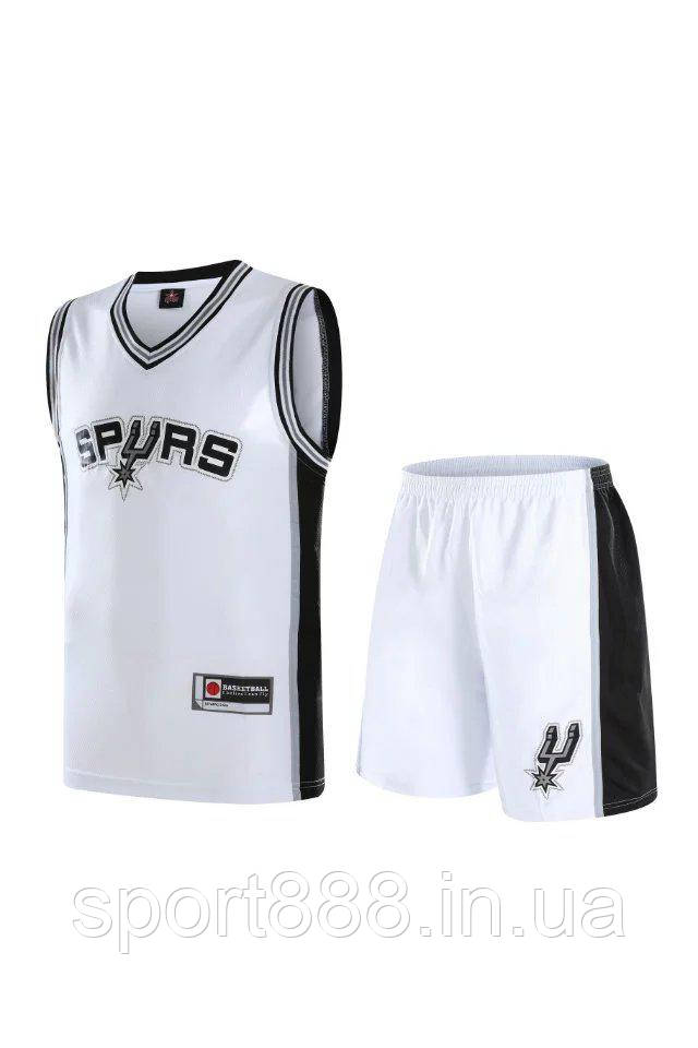 

Форма San Antonio Spurs (майка+шорты) белая форма