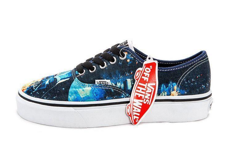 

Кеды женские Vans STAR WARS черно-синие, Ванс Стар Ворс, текстильные, код KD-10826, Черный