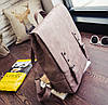 Стильный портфель для девушек светло-коричневый, фото 2